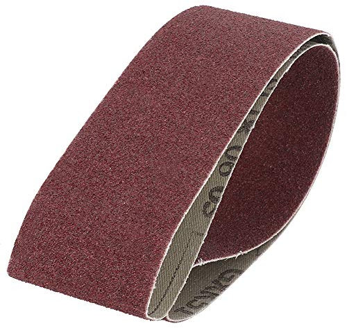 10pcs 50 x 680mm Ceintures de ponçage Ponceuses à bande Périmètre 680mm Largeur 50mm Bande abrasive pour bande abrasive d'oxyde d'aluminium pour bois, métal mou, 120 Grit,