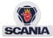 PATCHMANIA SAAB Scania Logo 10,5 cm Aufnäher Bügelbild, Patch Embroidered Patches Iron on