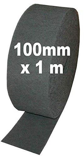 Schleifvlies Grau zum Autolack anschleifen 100 mm x 1 m