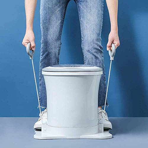 H&RB Stacked portátil Secadora, Mini Manual Lavadora Todo en Uno Compacto no eléctricos de lavandería Máquina,Blanco