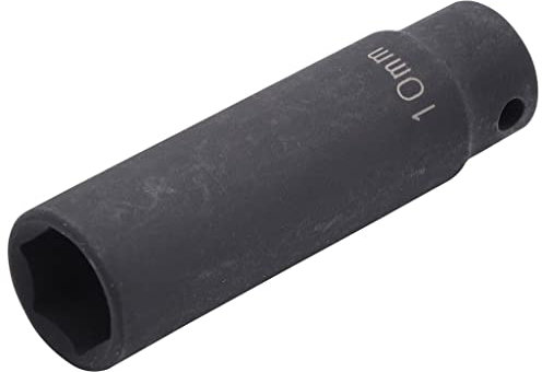 SW-Stahl S3224-3 Douille IMPACT 1/4 10 mm extra longue I Douille à impact 10 mm Acier I Douille extra longue 1/4 précision