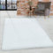 HomebyHome Shaggy Teppich 300x400 cm XXL für Wohnzimmer - Shaggy Teppich Hochflor Weiß Extra Weich und Flauschig - Langflor Groß Teppiche für Schlafzimmer, Esszimmer, Küche, Flur - Carpet, Halı