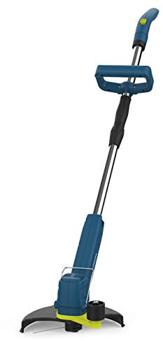 Hoberg Flex-Rasentrimmer mit integriertem Akku | verwendbar mit Kabelbindern & Trimmerfäden | Netzteil inklusive | komfortable 1,2 kg Gewicht [18 W]