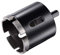 sourcing map 60mm Diamond Core Drill Bits Dry or Wet Hole Saws for Hard Concrete Brick Block Masonry Stone Tile Glass