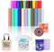 21 Hojas de Transferencia de Tinta infusible, sublimación de Papel de Transferencia de Color sólido para Prensa de Tazas, Silueta, Cameo o Prensa de Calor 12 x 12 Pulgadas