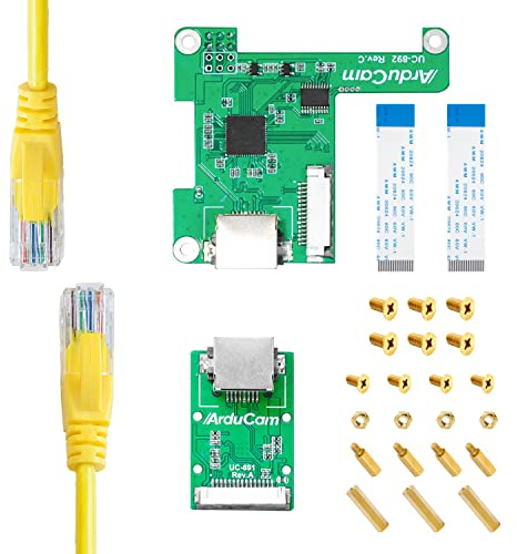 Arducam Cable Extension Kit for Raspberry Pi Camera, Up to 10-Meter Extension, Compatible with Raspberry Pi Camera V2/V3/HQ/Global Shutter, and 16MP/64MP/ToF Camera Module