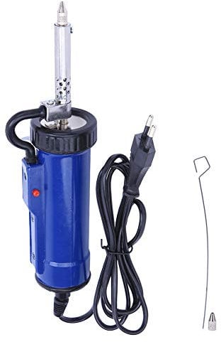 Lötsauger, 30 W Vollautomatischer Elektrische Entlötpumpe Industrial Entlötsaugpumpe Antistatisch Desoldering Pump, Entlötgerät für Reparatur Wartung von Leiterplatten Entlötstation, EU Plug 250 V