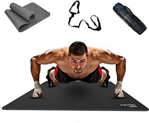 Trendcool Sportmatte Extra Dick 185 x 80 x 1,5 Yoga Matte Fitnessmatte Isomatte Gymnastikmatte (185 x 80 x 1,5)
