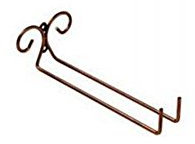misppro Portabicchieri da vino rosso, supporto per calici da appendere alla parete, in bronzo, per casa, hotel, bar