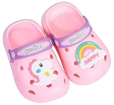 cozfuryo Petits Garçons filles Jardin Sabots Sandales Antidérapant Enfants Chaussons d'été pour toboggans de plage/piscine/prendre une douche