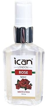 ican London Pure Rose Water Hydrating Facial Mist Spray 50ml