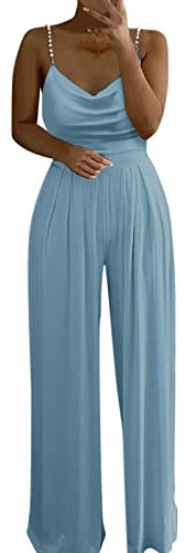 Jumpsuit Latzhose Damen Baumwolle,Sommer Arbeitshose Damen,Leder Jumpsuit Damen,Arbeitsanzug Overall,Jumpsuit Elegant Glitzer,Jumpsuit Breites Bein,Arbeitshose 100 Baumwolle