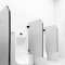 PUMPIE Urinal-Trennwand, Toilettentrennwand, wandmontierter Urinal-Trennwand für Herren, Sichtschutz, für Schulen/Einkaufszentren/öffentliche Orte/Kindergärten/Büros (Color : 1Pcs)