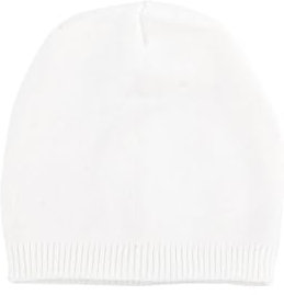 QUEEN HELENA Wintermütze Kürbis Mütze einfarbige Mütze Casual Damen CP08, Weiß, One size