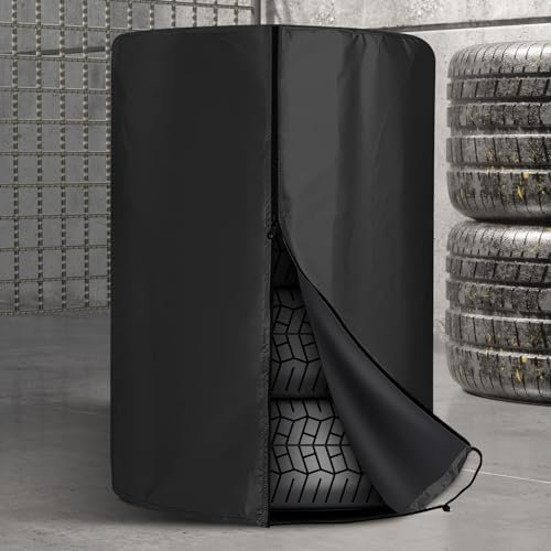 Borsa universale per pneumatici, diametro 72 cm x altezza 117 cm, resistente alla polvere, 16 17 18 19 20 pollici, impermeabile per 4 pneumatici