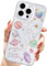AMART für iPhone 15 Pro Max Hülle Glitzer, Durchsichtig Handyhülle mit Stern Planet Universum Muster Hülle,Klare mit Süß Motiv Weich Silikon Schutzhülle für iPhone 15 Pro Max(Planet)