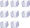 Stuhlbeinschutz, Stuhlbeinkappen, Tischfußpolster, Abdeckungen, Möbelboden, Gummischutz, transparent, Kratzer reduzieren Geräusche – Quadrat (8 Stück)_80 x 80 mm ( Color : Square(8pcs) , Size : 70*70m