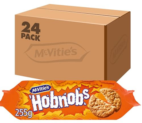 McVitie's Hobnobs Biscuits The Oaty One, 255g (24 Pack)
