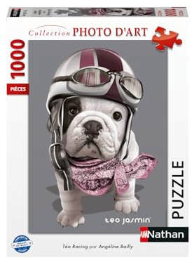 Nathan - Puzzle 1000 Teile - Téo Racing - Téo Jasmin - Erwachsene und Kinder ab 14 Jahren - Hochwertiges Puzzle Art Photo Collection - 12000349