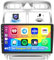 Inefala Android 15 2GB/64GB Autoradio GPS Navi für Peugeot 307 2007-2013 Radio Wireless Carplay Android Auto, 9 Zoll Touchscreen, GPS Navigation, WiFi, BT, USB, FM RDS, EQ, MIC, Rückfahrkamera