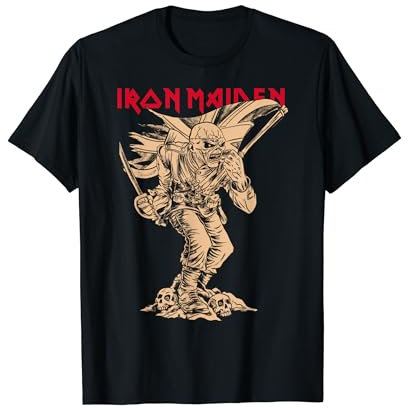 Iron Maiden - Piece of Mind Graphic Novel Trooper Black T-Shirt