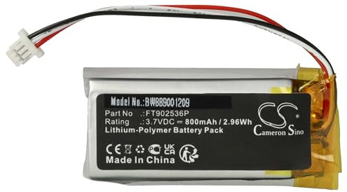 vhbw Batterie Compatible avec ASUS Rog Spatha RF, Spatha X, Gladius LL Souris sans-Fil (800mAh, 3,7V, Li-polymère)