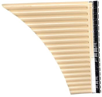 18 Pfeifen-Panflöten C-Dur-Panflöten Mit Mundstück Für Anfänger (Color : 3/4)