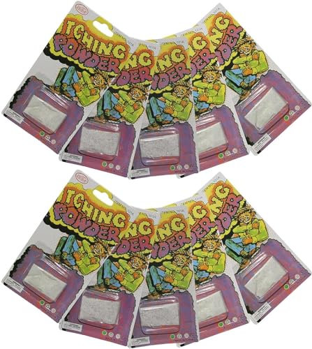 5Packs Juckpulver,Juckpulver Extrem Stark,Juckreizpulver,Set Mit Parodie Spielzeug,Creative Safe Itchy Powder Prank,Prank Stuff Und Scherzspielzeug Für Erwachsene Oder Halloween,Party-Scherzartikel