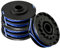 RAC123 Lot de 3 bobines de fil de rechange pour débroussailleuse Ryobi RAC123 5132002671, compatible avec débroussailleuse Ryobi RLT4027, RLT4125, RLT5027, RLT5127, RLT6030, RLT6130