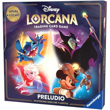 Ravensburger - Disney Lorcana TCG: Vorspiel, Starter-Set, Kartenspiel, Sammelkarten, Spiel für Erwachsene und Kinder, Geschenkidee 8+ Jahre, italienische Ausgabe
