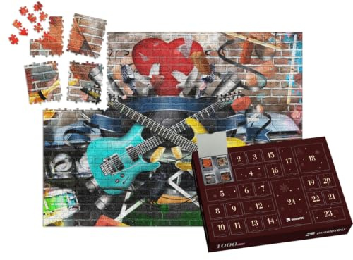 puzzleYOU: Puzzle-Adventskalender | „Graffiti: Collage aus Musik und Farbe“ – aus der Puzzle-Kollektion Graffiti
