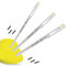 Himmlfel Dry Brush Pinceaux，3 Pinceaux Modelisme pour Miniatures de Modèle, Maquette, Citadel et Warhammer 40k，Pinceau Brossage a Sec，Pinceau de Peinture pour Figurine,Poils de Chèvre Naturels