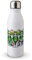 MAXIKIWI Einwandige Wasserflasche mit Schraubverschluss, nicht isoliert, leichtes Aluminium, BPA-frei, auslaufsicher, Patricks Day, buntes Trio, 500 ml