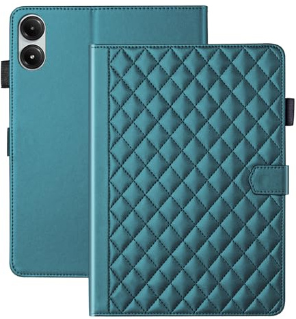 Vaitasy Case for Xiaomi Redmi Pad Pro 12.1 Inch 2024 Business PU Leather Tablet Protective Case for Redmi Pad Pro 5G with Card Slot Stand Green