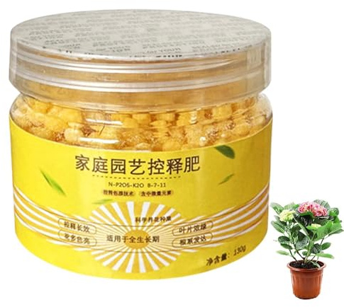 Renopfect Bonsai-Düngerpellets, 120-Tage-Granulatdünger mit kontrollierter Freisetzung, Granulatdünger für Blütenpflanzen, nahrhafte Pflanzennahrung, milder Langzeitdünger für Zimmerpflanzen