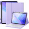 drivego Keyboard Case for iPad A16 11th/10th Genration (2025/2022 11/10.9 Inch) with Pencil Holder, Anti-fall Keycaps Detachable Bluetooth Keyboard Cover for iPad 10/11, QWERTY UK Layout, Lavender