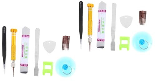 OSALADI 26pcs Phone Opening Screwdriver Mobile Phone Repair Tools Kit Repair Screwdriver Spudger Pry Tool for Screen Removal and Crack Random Color