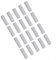Lot de 20 clips de fixation pour bâche de serre pour une fixation solide sur différentes tailles de tuyaux, filets, tunnels, clips (20 mm)