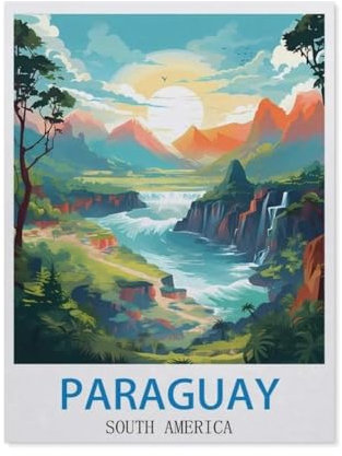 Jigsaw Puzzle 1000 Pieces,Paraguay South America,Paper Adult Toys Decompression Game(38x26cm)-CM41
