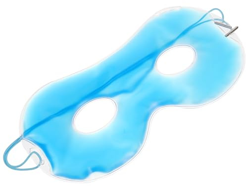TOVINANNA Gel Augenmaske Kühlend und Wärmend Kalt Warm Kompresse mit Elastischem Band für Damen und Herren bei Reizungen und Trockenen Augen