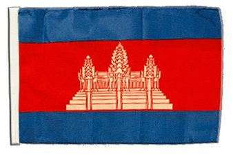 Flaggenfritze Flagge/Fahne Kambodscha + gratis Sticker