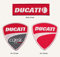 Ducati Aufnäher Aufbügler Patch 3 Stück Motorrad Moto GP TURBOVERSAND