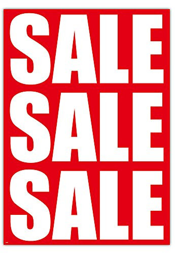 Preisschilder Schilder Plakate 10 Stück Sale Reihe DIN A3 29,7 x 42,0 cm für Räumungsverkauf/ohne Rahmen