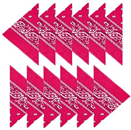 Boolavard 100% Baumwolle,Bandanas mit original Paisley Muster | Farbe nach Wahl Headwear/Haar Schal Ansatz Handgelenk Verpackungs Band Kopf Bindung