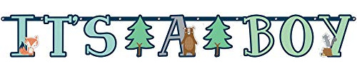 Amscan 120393 - Baby Shower Bear-ly Wait Letter Banner Kit Party Decoration - 2 Pack