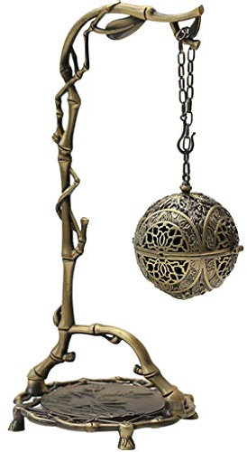 Fenteer Encensoir Brûleur D'encens Bambou Support Statue De Dragon Porte Incense - Bronze