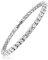 Light-Jewelry Bracciale Tennis Uomo Donna con Zirconi, Placcato Oro Bianco 18k, Design di Alta Qualità Fatto a Mano, adatta per ogni evento