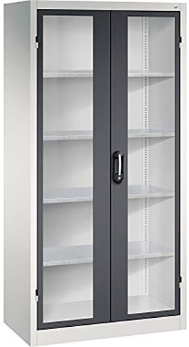 C+P Werkzeugschrank 8922055S10008 Fenstertür 1950x930x600mm lgr/sgr