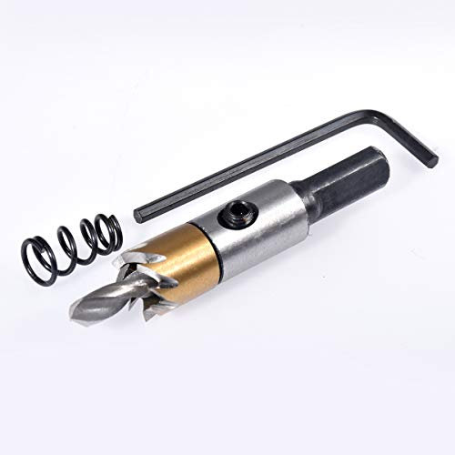 Kit de dientes de sierra de agujero de broca HSS KATUR de 12 mm, cortador de metal de acero inoxidable, herramienta de corte de abridor de cobalto para madera, aleación (12 mm)