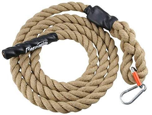 Perantlb Outdoor Climbing Rope for Fitness and Strength Training, Workout Gym Climbing Rope, 1.5'' in Diameter, Length Available: 10, 15, 20, 25, 30, 50 Feet